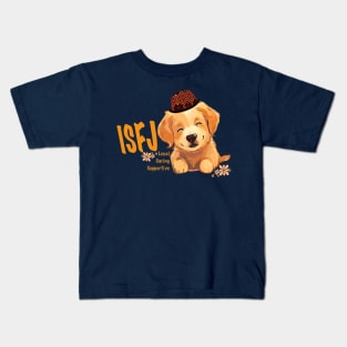 ISFJ Protector, Golden Retriever Kids T-Shirt